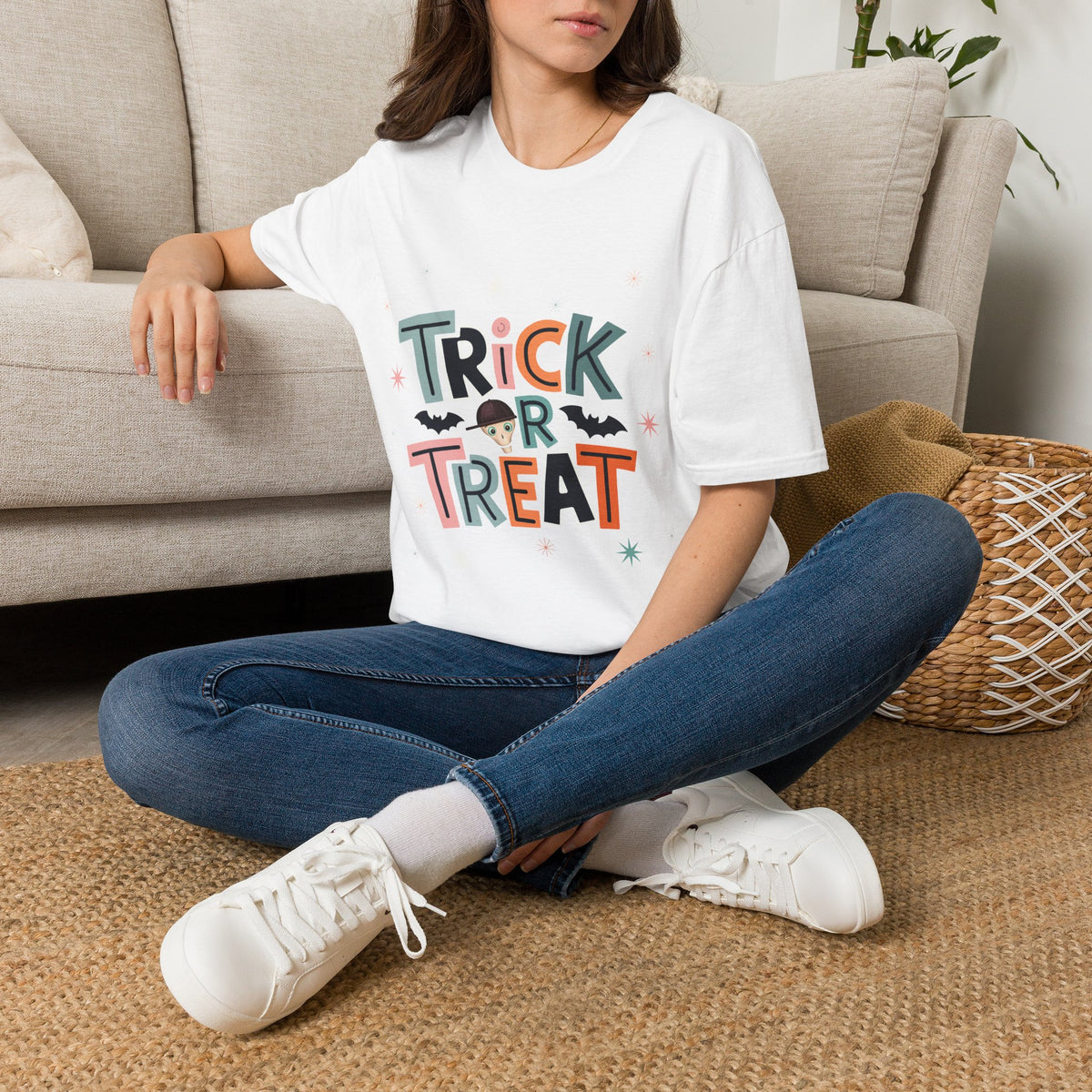 Trick or Treat T-Shirt — Cute Halloween Kids & Adult Costume Tee