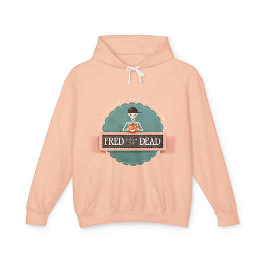 Fred the Dead Retro Logo Hoodie — Vintage Skate/Streetwear Pullover