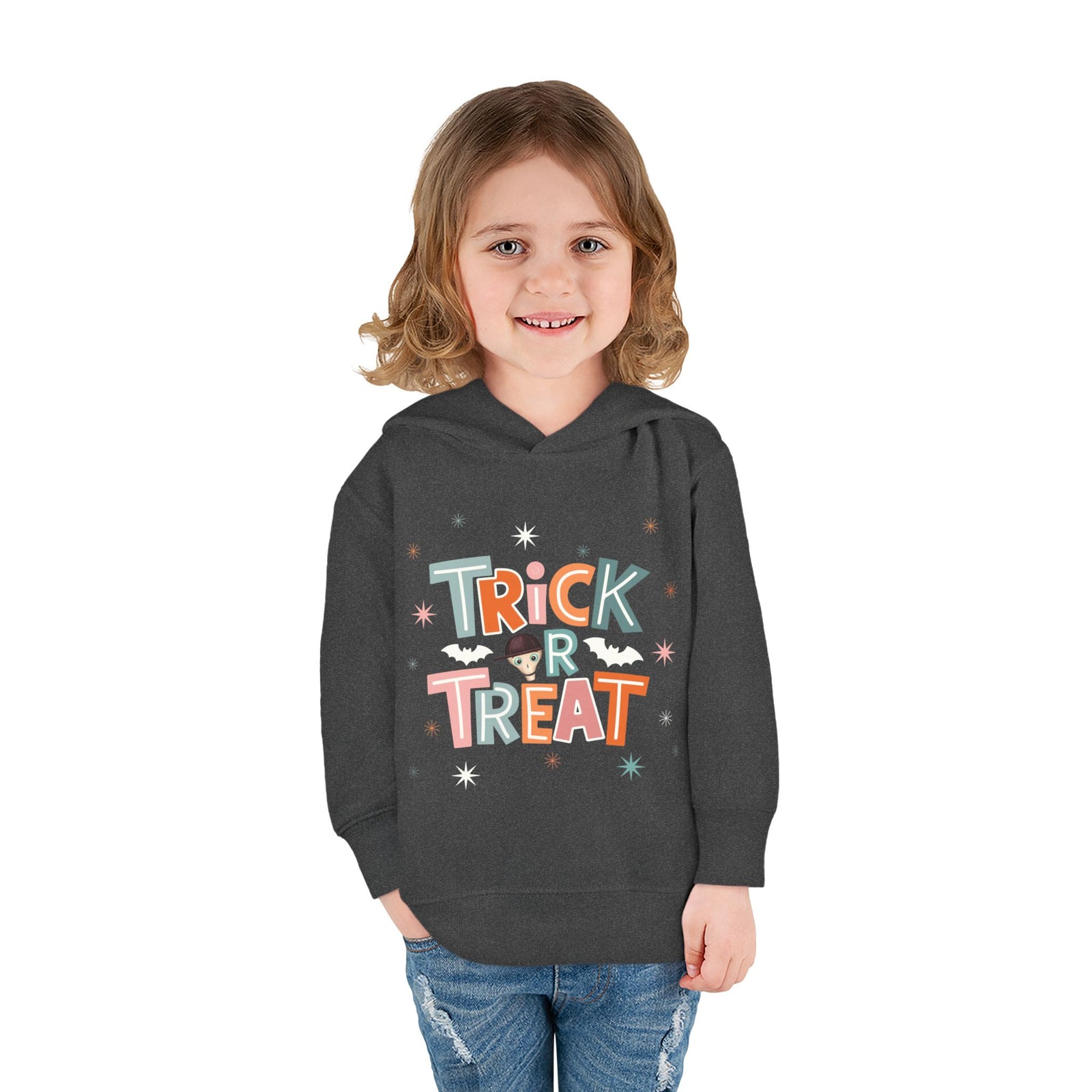 Toddler Hoodie - Cute "Trick or Treat" Halloween Pullover - Fred from the Dead