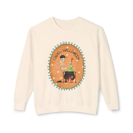 Halloween Fred from the Dead Cauldron Sweatshirt — "Happy Halloween" Crewneck