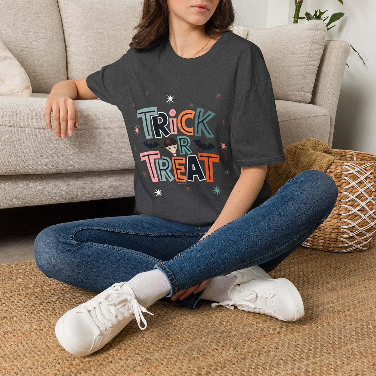 Trick or Treat T-Shirt — Cute Halloween Kids & Adult Costume Tee