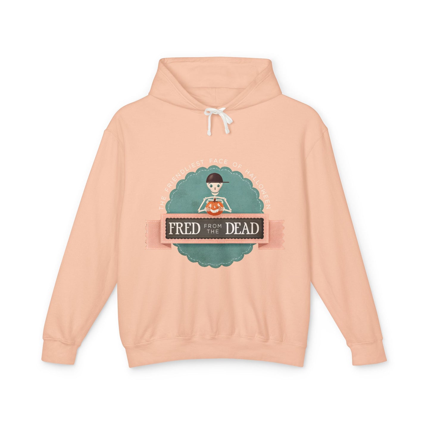 Fred the Dead Retro Logo Hoodie — Vintage Skate/Streetwear Pullover