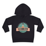 Toddler Hoodie - "Fred and the Dead" Cute Retro Tombstone Halloween Pullover