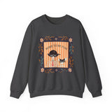 Bone To Be Fun Sweatshirt — Cute Halloween Fred Skeleton & Femur the Dog Crewneck
