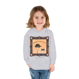 Toddler Halloween Hoodie — "Bone to Be Fun" Cute Fred from the Dead Skeleton and Femur the Dog