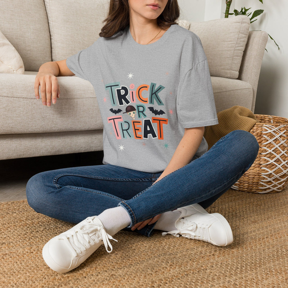 Trick or Treat T-Shirt — Cute Halloween Kids & Adult Costume Tee