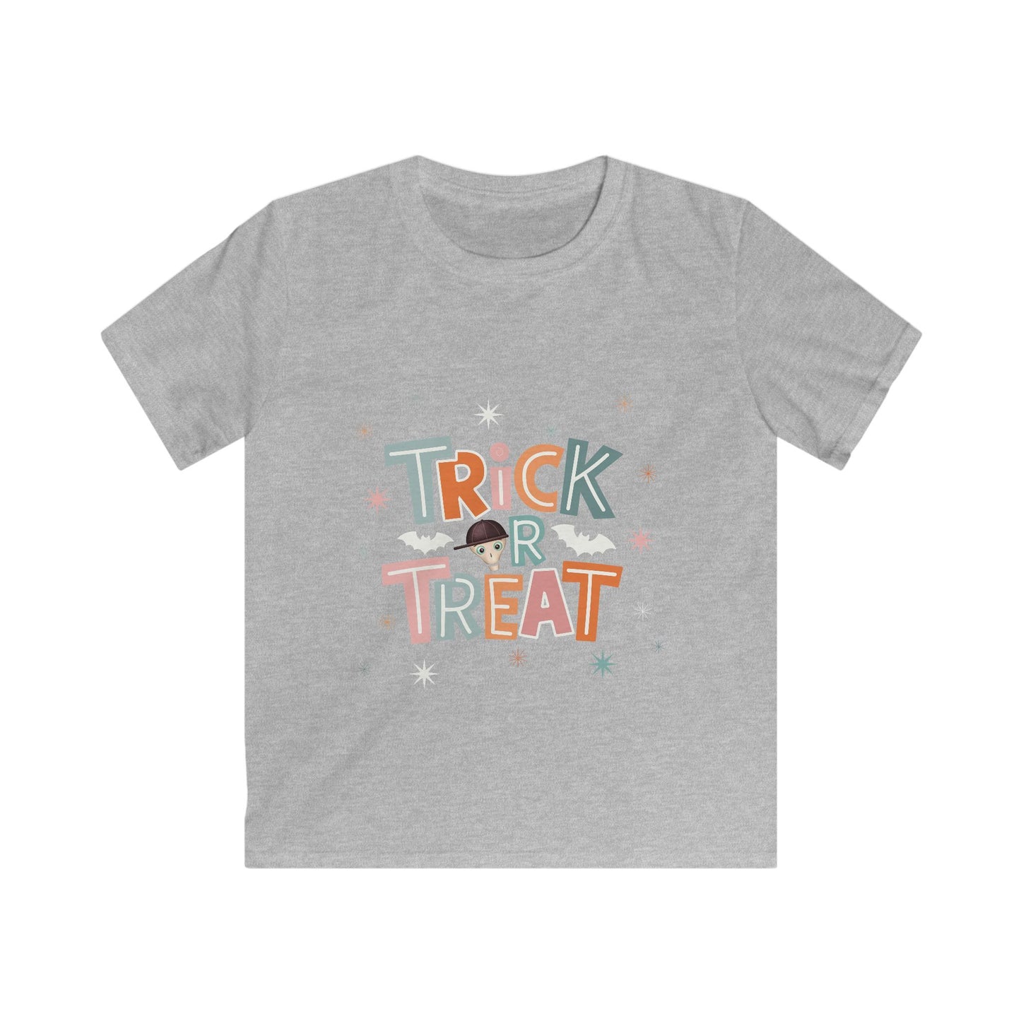 Kids Halloween Trick or Treat T-Shirt — Cute Retro Candy Design with Fred from the Dead
