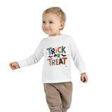 Toddler Long Sleeve Tee - 'Trick or Treat' Cute Halloween Graphic - Fred from the Dead
