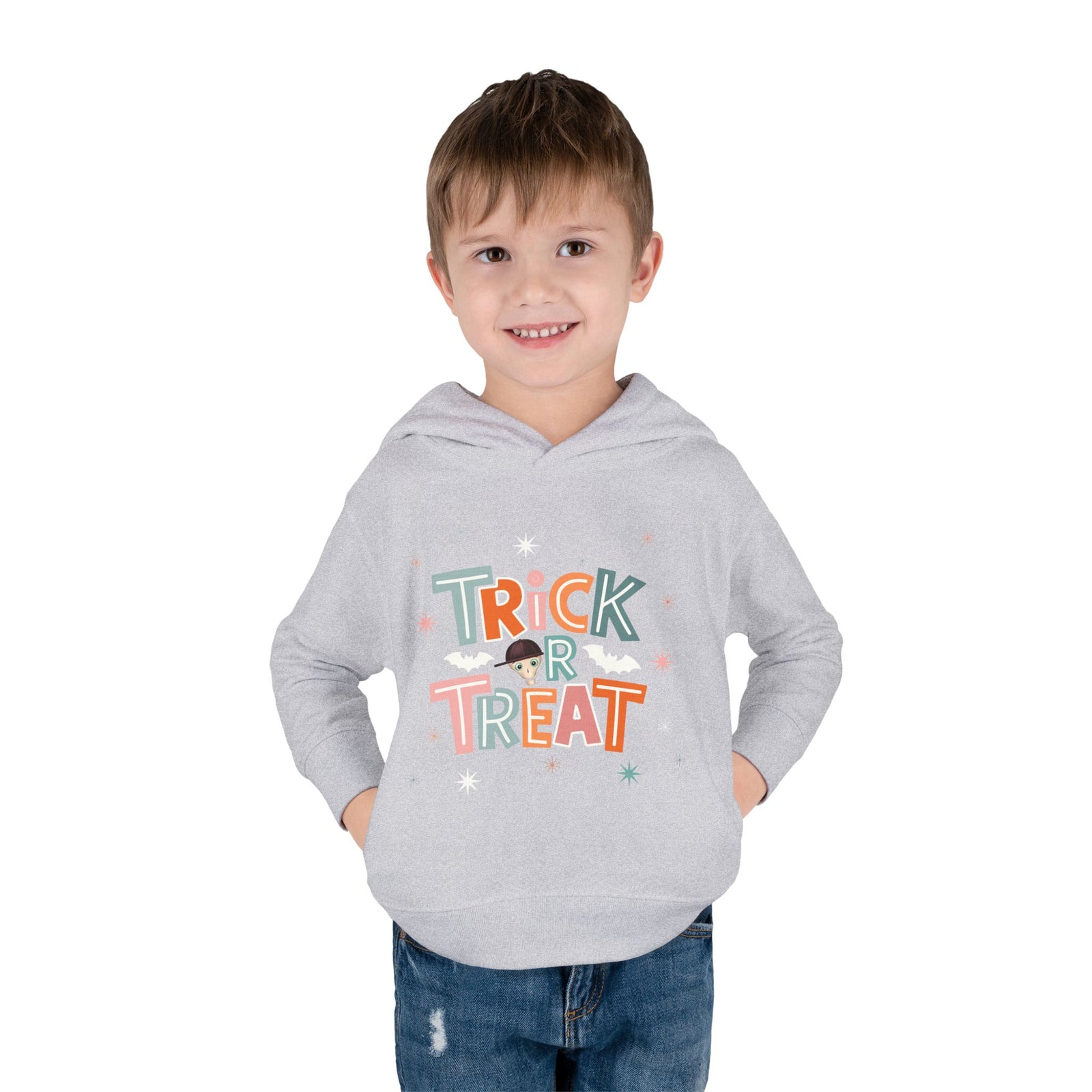 Toddler Hoodie - Cute "Trick or Treat" Halloween Pullover - Fred from the Dead