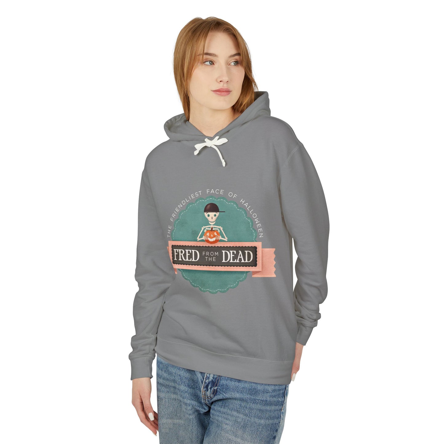 Fred the Dead Retro Logo Hoodie — Vintage Skate/Streetwear Pullover