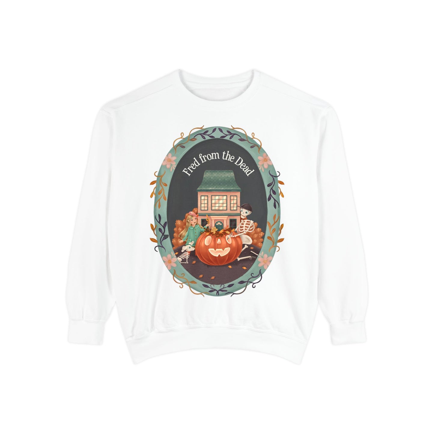 Halloween Pumpkin Patch Sweatshirt — Fred from the Dead Cozy Fall Crewneck