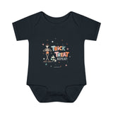 Infant Bodysuit - "Trick Treat Repeat" Halloween Baby Onesie - Fred from the Dead