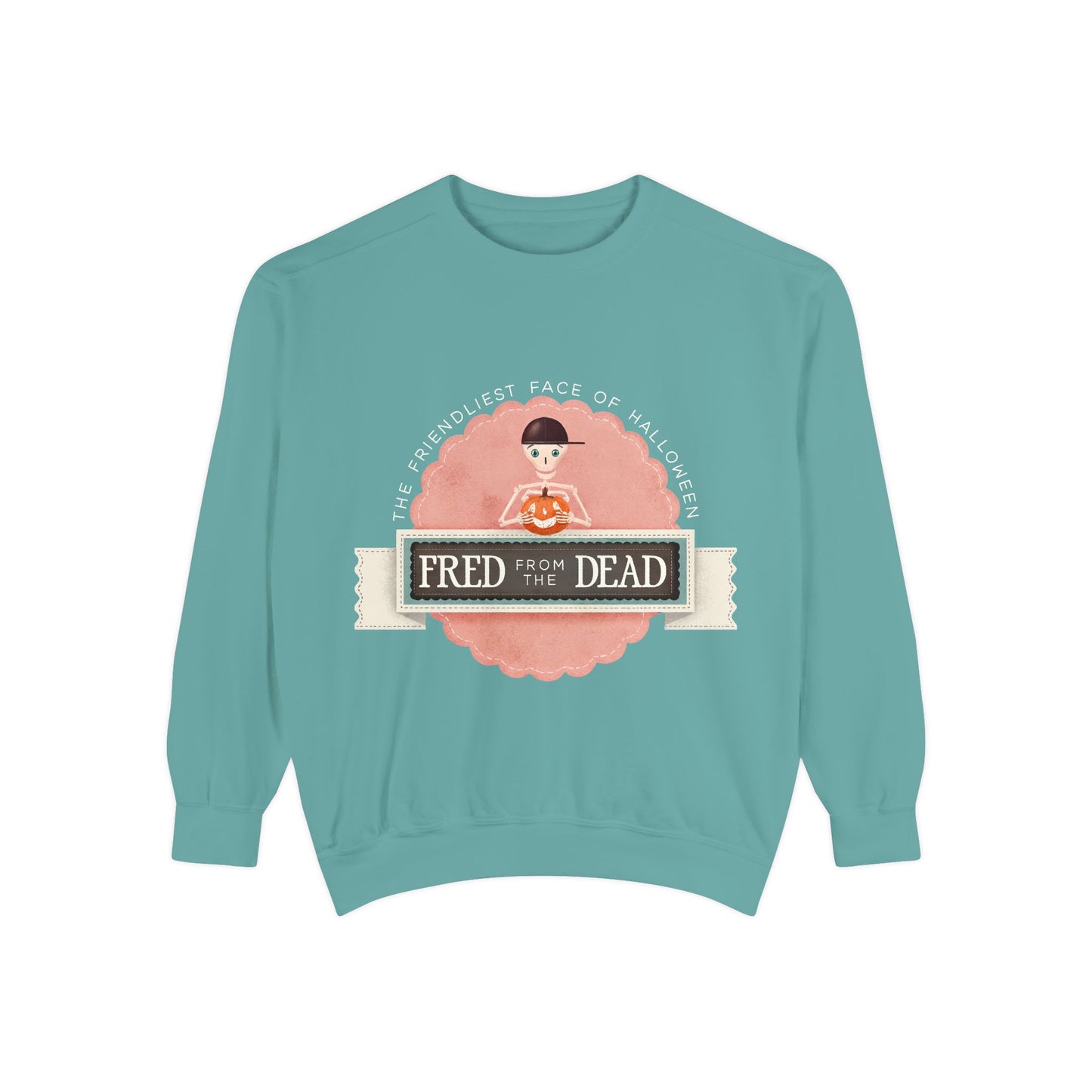 Sweatshirt — "Fred From the Dead" Retro Cute Graphic Pullover