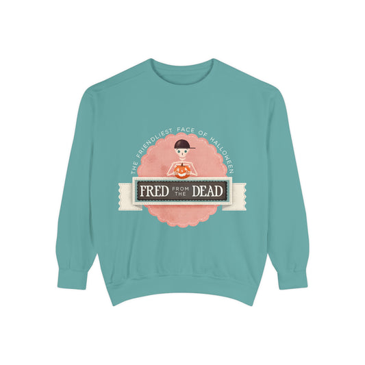 Sweatshirt — "Fred From the Dead" Retro Cute Graphic Pullover