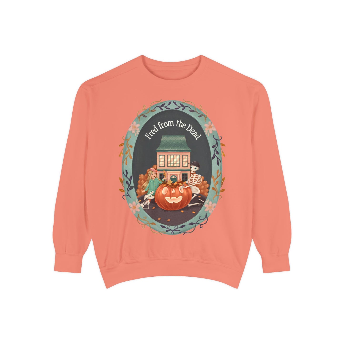 Halloween Pumpkin Patch Sweatshirt — Fred from the Dead Cozy Fall Crewneck