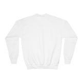 Youth Crewneck Sweatshirt-Friendliest Face of Halloween