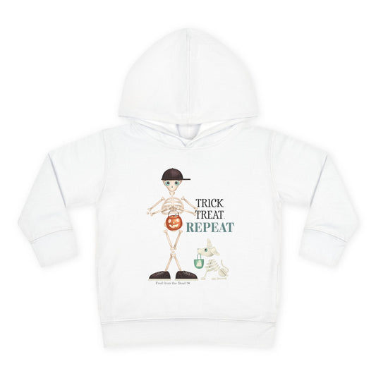 Toddler Halloween Hoodie - "Trick Treat Repeat" Fred from the Dead Pullover