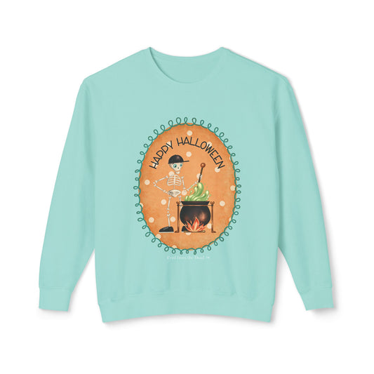 Halloween Fred from the Dead Cauldron Sweatshirt — "Happy Halloween" Crewneck