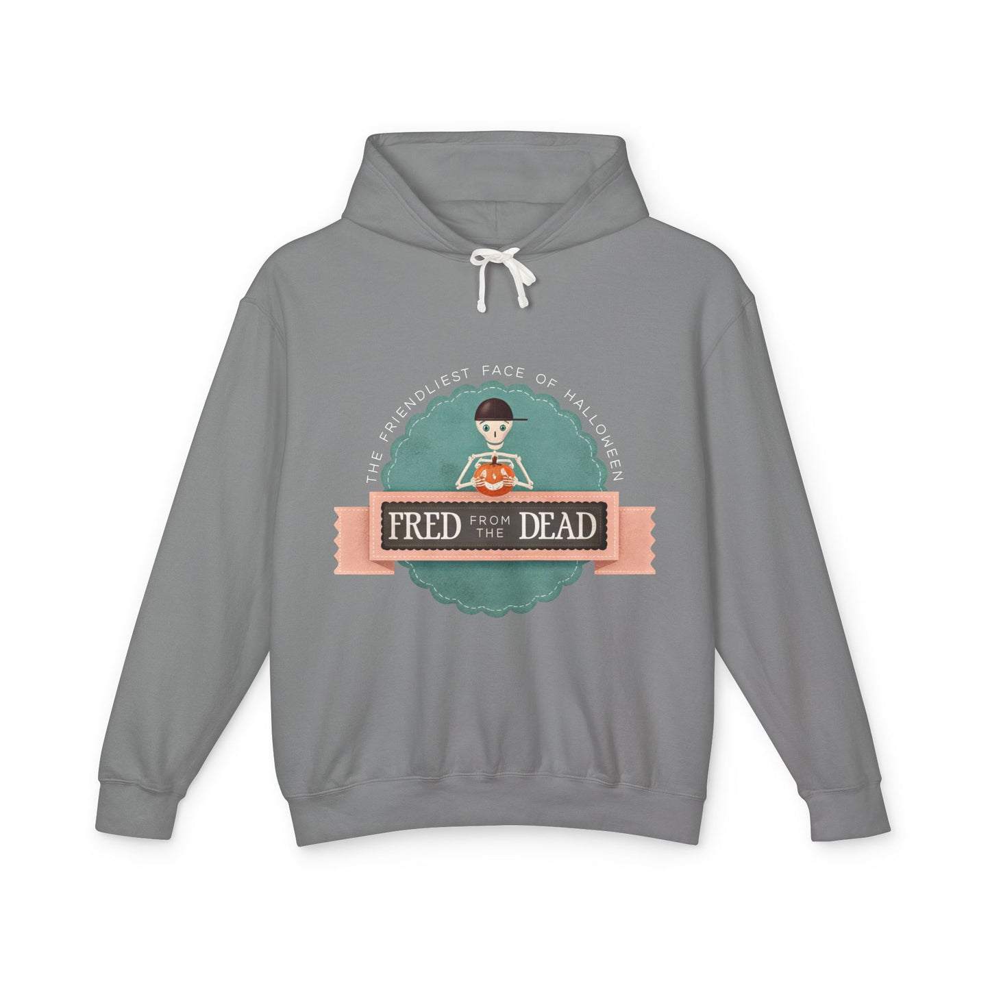 Fred the Dead Retro Logo Hoodie — Vintage Skate/Streetwear Pullover