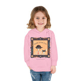 Toddler Halloween Hoodie — "Bone to Be Fun" Cute Fred from the Dead Skeleton and Femur the Dog