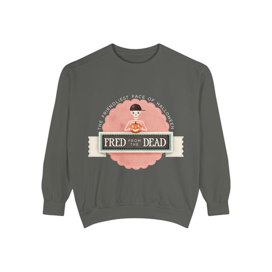 Sweatshirt — "Fred From the Dead" Retro Cute Graphic Pullover