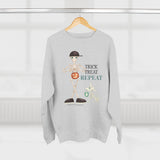 Halloween-Themed Unisex Crewneck Sweatshirt, Cozy Fall Sweatshirt, Spooky Season Apparel, Gift for Kids and Family