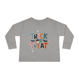 Toddler Long Sleeve Tee - 'Trick or Treat' Cute Halloween Graphic - Fred from the Dead
