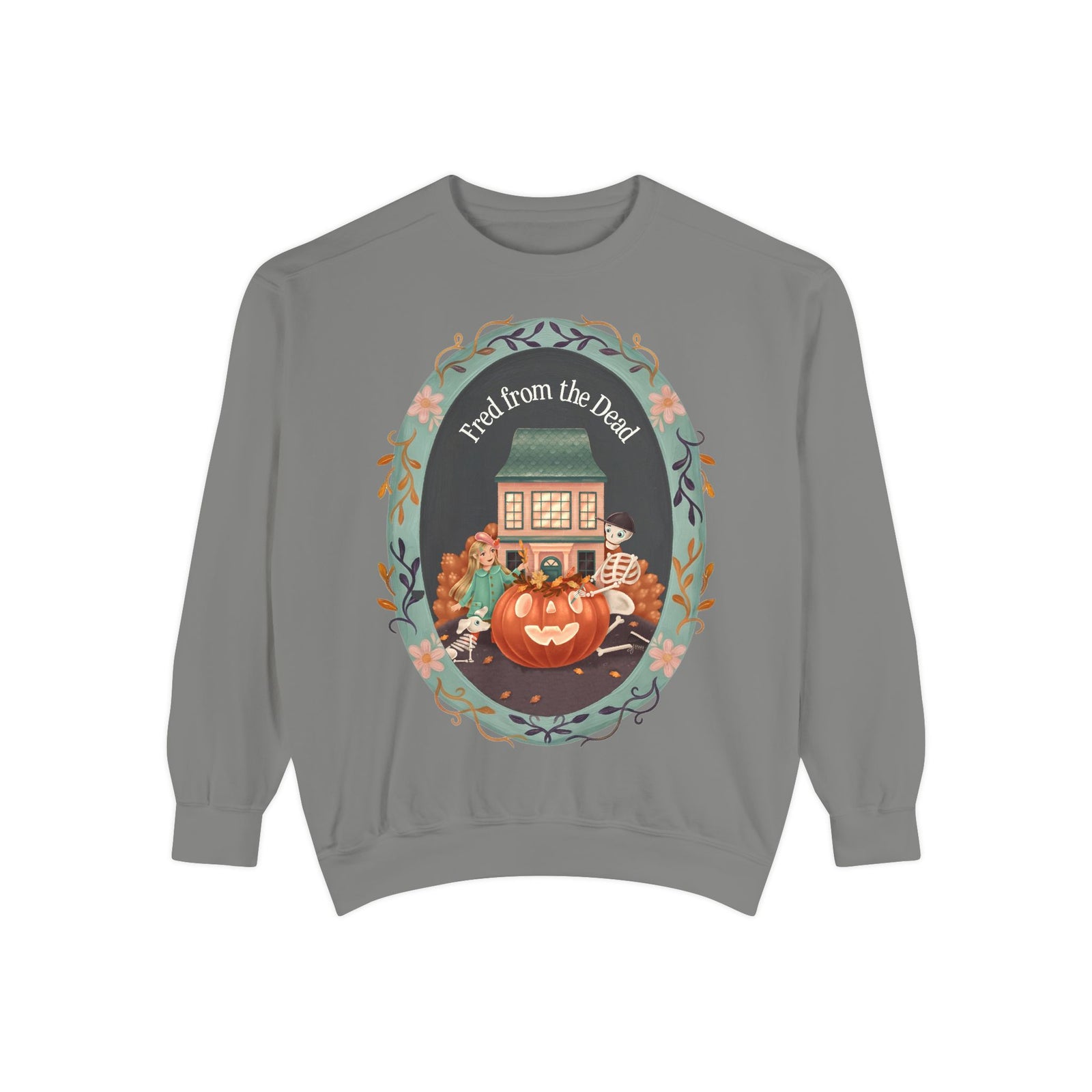Halloween Pumpkin Patch Sweatshirt — Fred from the Dead Cozy Fall Crewneck