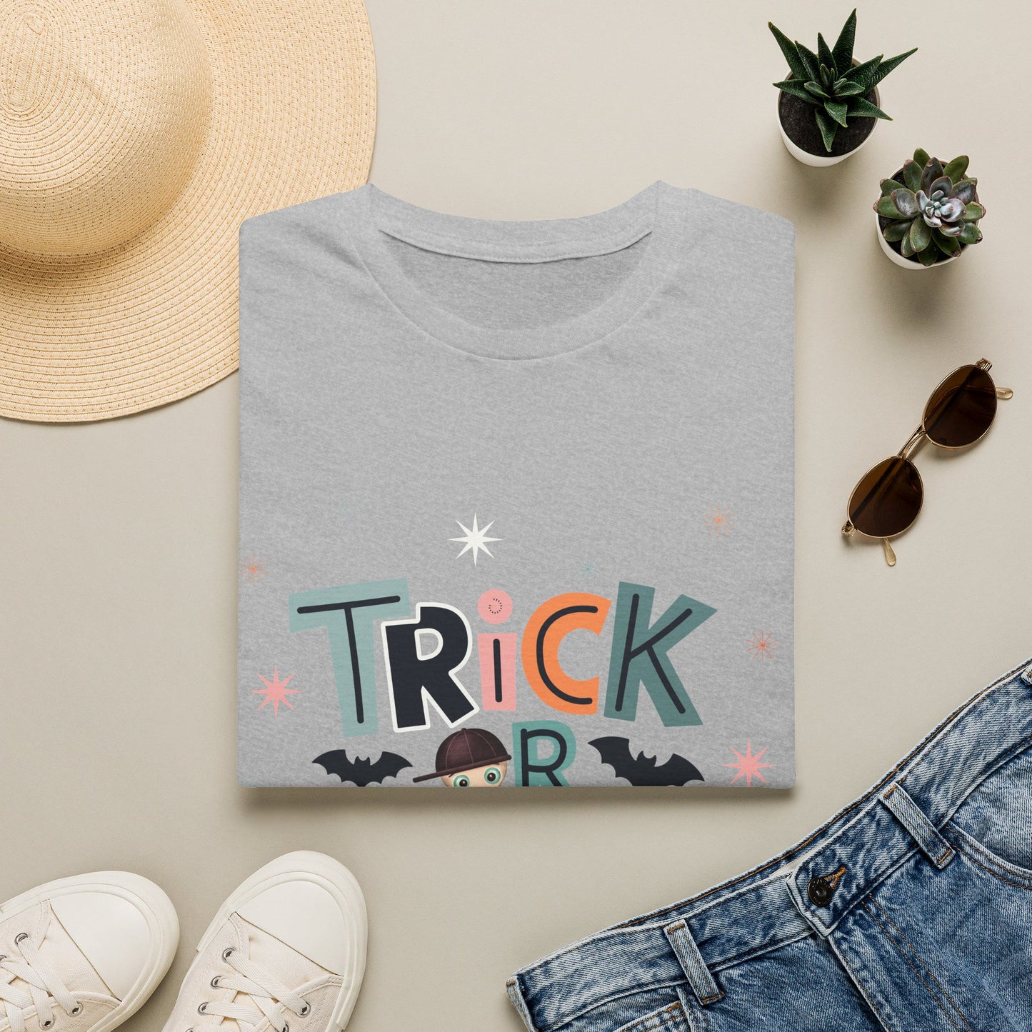 Trick or Treat T-Shirt — Cute Halloween Kids & Adult Costume Tee