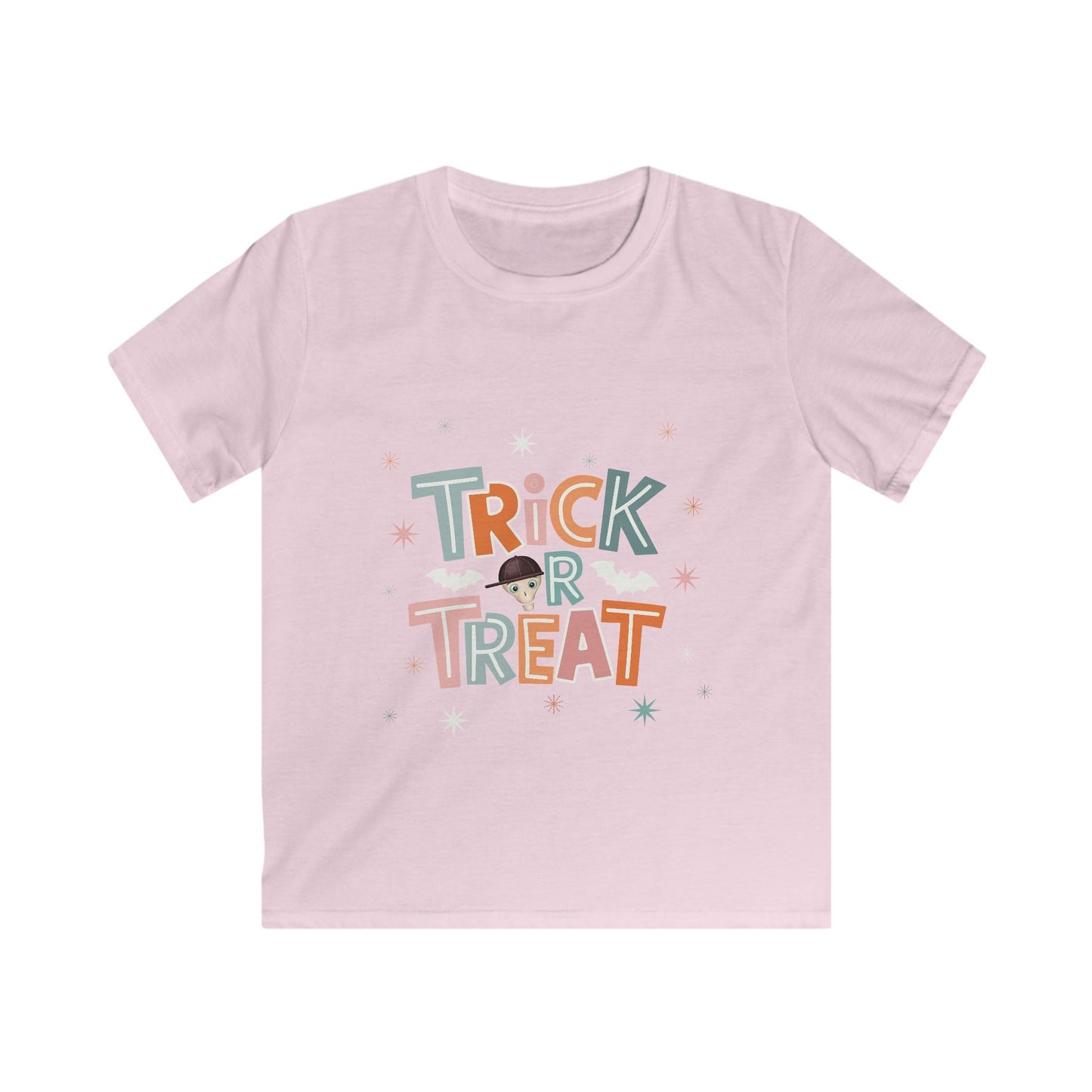Kids Halloween Trick or Treat T-Shirt — Cute Retro Candy Design with Fred from the Dead