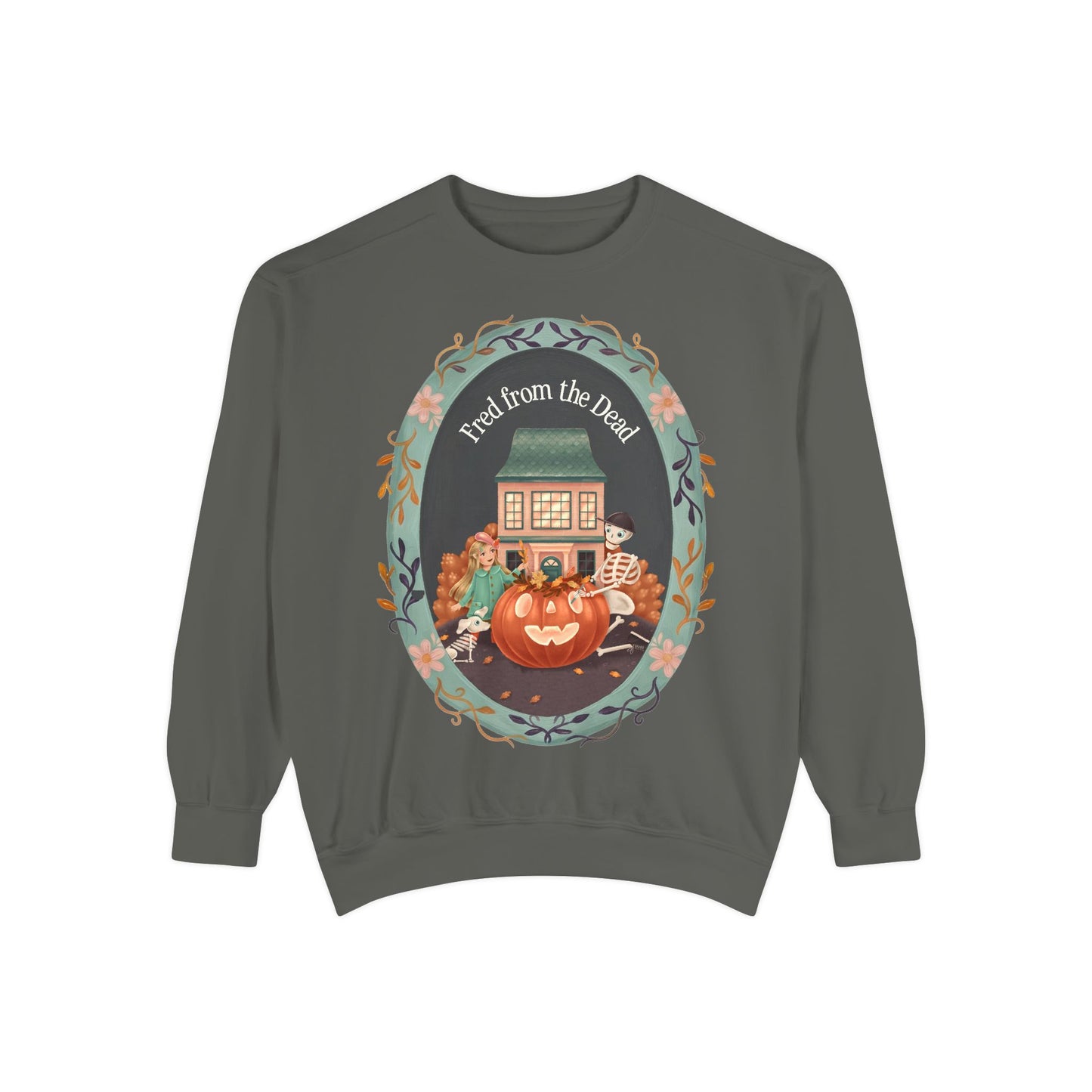 Halloween Pumpkin Patch Sweatshirt — Fred from the Dead Cozy Fall Crewneck