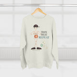 Halloween-Themed Unisex Crewneck Sweatshirt, Cozy Fall Sweatshirt, Spooky Season Apparel, Gift for Kids and Family