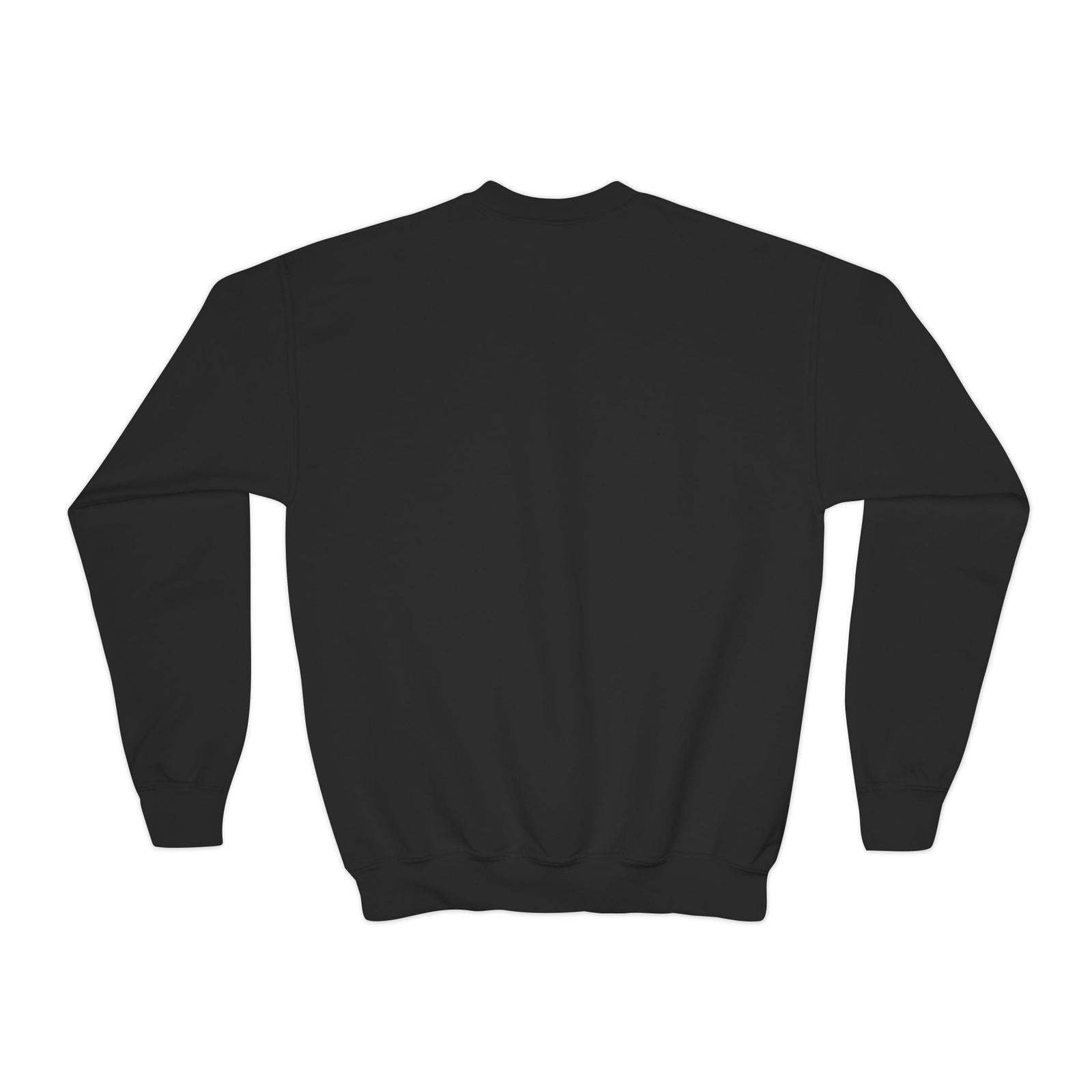 Youth Crewneck Sweatshirt — Fred from the Dead Cute Skeleton Fall Frame Graphic (Autumn, Halloween)